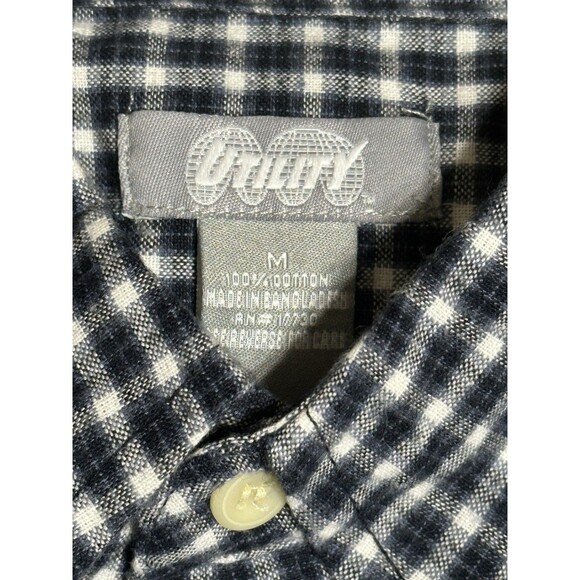 NWT Durable Brand Utility Super Duty LS Shirt Men's Size M Navy & White - Picture 3 of 6